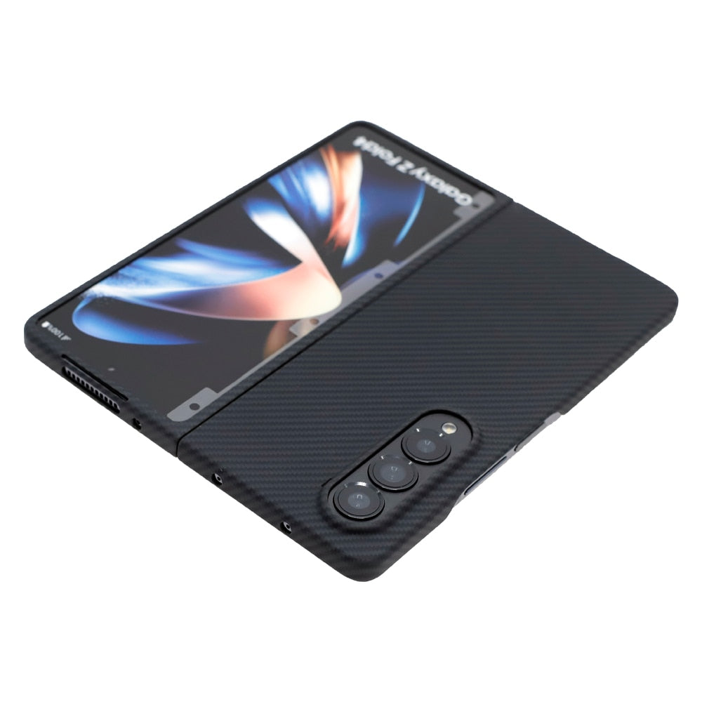 Real Carbon Fiber Case For Samsung Galaxy Z Fold - Premium Mobile Phone Cases from Dressmycell.com - Just $50! Shop now at Dressmycell.com Real Carbon Fiber Case For Samsung Galaxy Z Fold - Premium Mobile Phone Cases from Dressmycell.com - Just $50! Shop now at Dressmycell.com